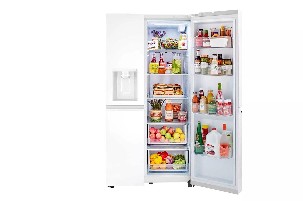 27 cu. ft. Side-by-Side Refrigerator with Smooth Touch Ice Dispenser