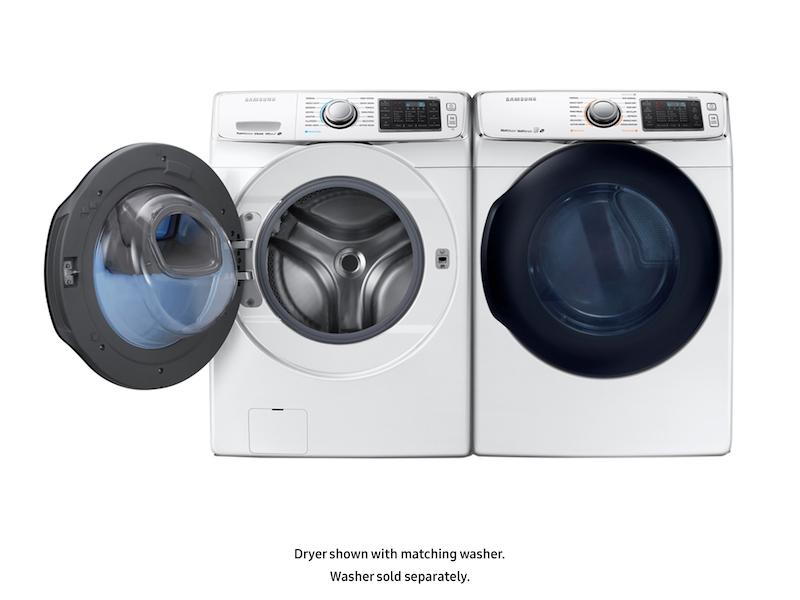 7.5 cu. ft. Smart Gas Dryer with MultiSteam™ in White