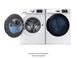 7.5 cu. ft. Smart Gas Dryer with MultiSteam™ in White
