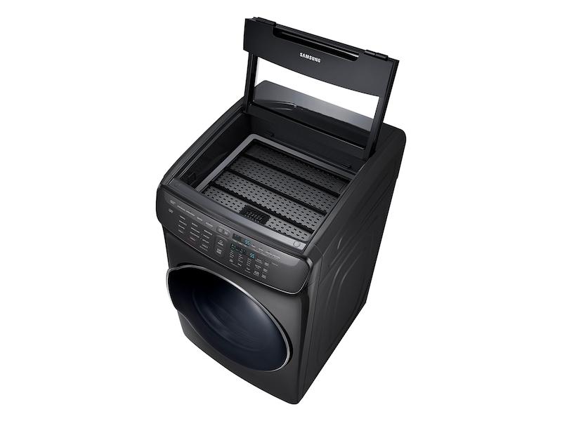 7.5 cu. ft. Smart Gas Dryer with FlexDry™ in Black Stainless Steel