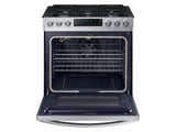 5.8 cu. ft. Slide-in Gas Range with Convection in Stainless Steel