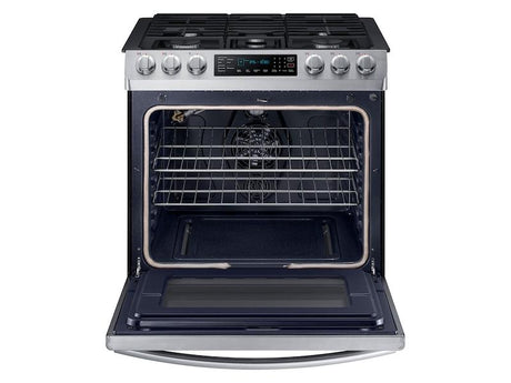 5.8 cu. ft. Slide-in Gas Range with Convection in Stainless Steel