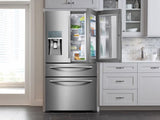 28 cu. ft. Food Showcase 4-Door French Door Refrigerator in Stainless Steel