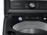 5.4 cu ft Top Load Washer with Super Speed in Black Stainless Steel