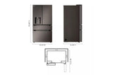 29 cu. ft. Smart Standard-Depth MAX™ 4-Door French Door Refrigerator with Full-Convert Drawer™