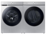 Bespoke 5.3 cu. ft. Ultra Capacity Front Load Washer with AI OptiWash™ and Auto Dispense in Silver Steel