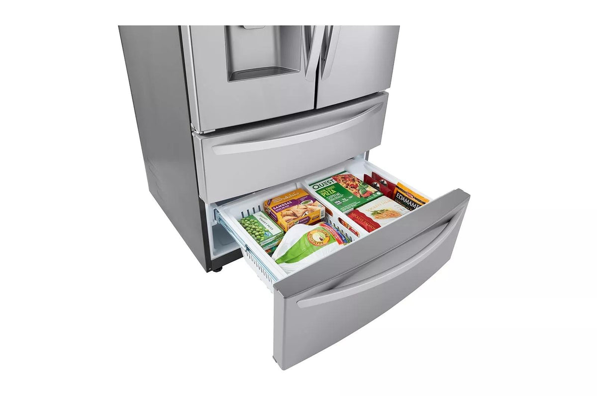 22 cu ft. Smart Counter Depth Double Freezer Refrigerator