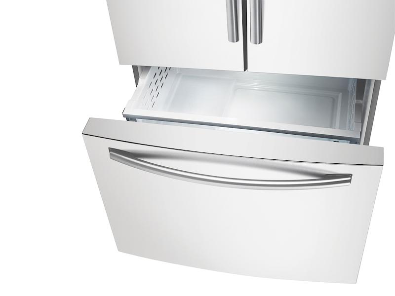 23 cu. ft. French Door Refrigerator in White