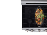 5.8 cu. ft. Freestanding Gas Range with True Convection in Stainless Steel