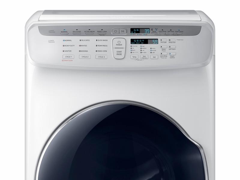 5.5 cu. ft. Smart Washer with FlexWash™ in White