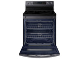 6.3 cu. ft. Smart Freestanding Electric Range with Flex Duo™, No-Preheat Air Fry & Griddle in Black Stainless Steel