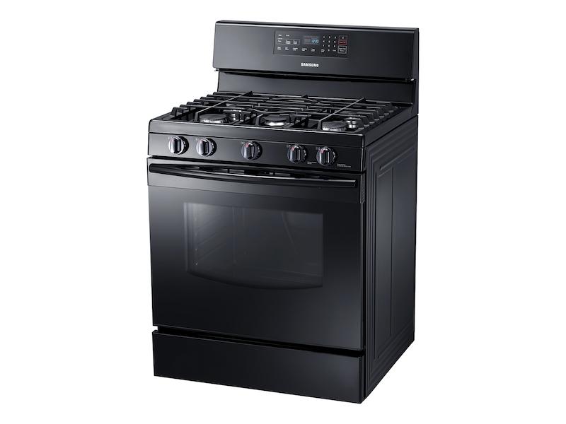 5.8 cu. ft. Gas Range in Black