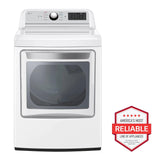 7.3 cu. ft. Ultra Large Capacity Smart wi-fi Enabled Rear Control Electric Dryer with EasyLoad™ Door