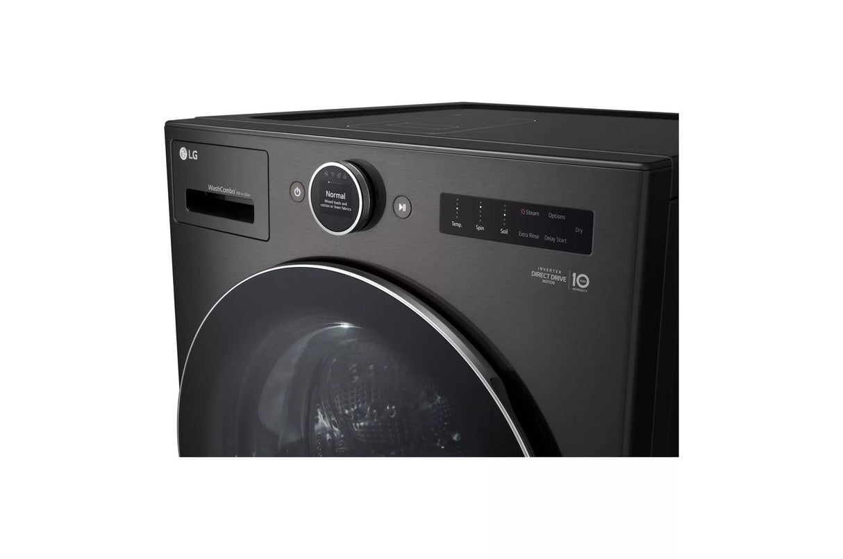 Ventless Washer/Dryer Combo LG WashCombo™ All-in-One 5.0 cu. ft. Mega Capacity with Inverter HeatPump™ Technology and Direct Drive Motor