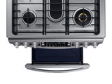 5.8 cu. ft. Slide-in Dual Fuel Range with Flex Duo™ & Dual Door in Stainless Steel