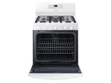 5.8 cu. ft. Freestanding Gas Range with Convection in White