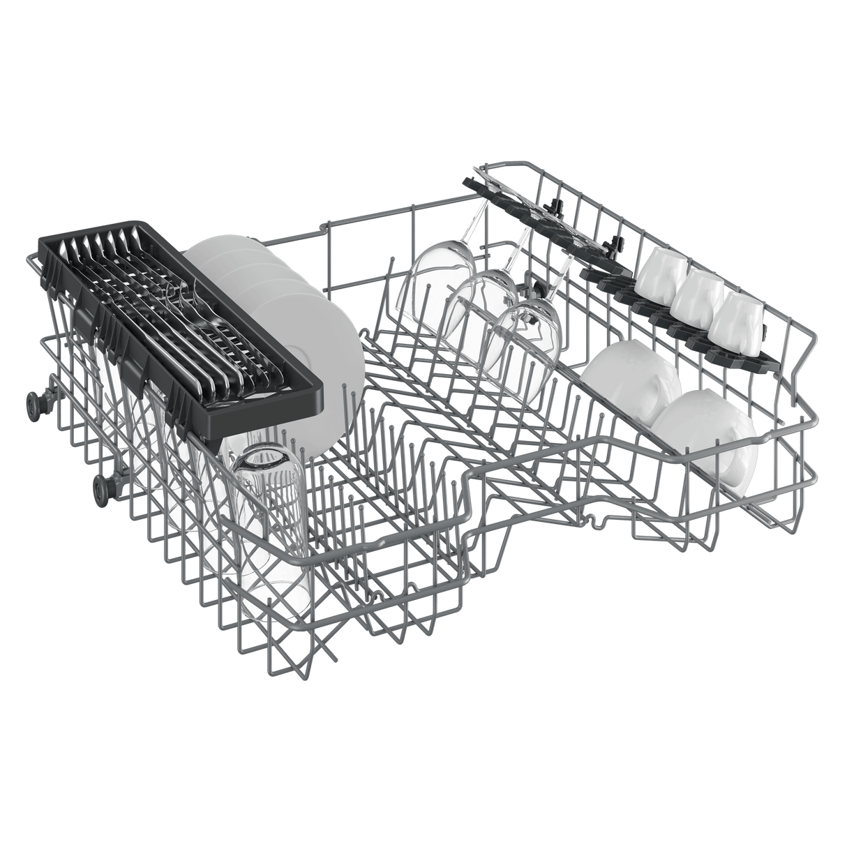 Full Size Stainless Dishwasher, 14 place settings, 48 dBa, Top Control