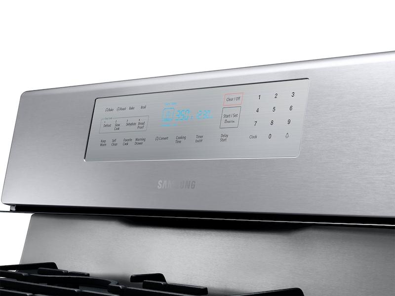 5.8 cu. ft. Gas Range with True Convection in Stainless Steel