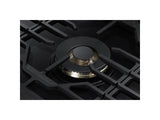 36" Smart Gas Cooktop with 22K BTU Dual Power Burner in Black Stainless Steel