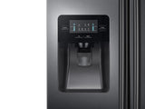 25 cu. ft. Side-by-Side Refrigerator with LED Lighting in Black Stainless Steel