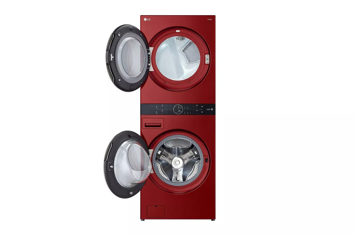 Single Unit Front Load LG WashTower™ with Center Control™ 4.5 cu. ft. Washer and 7.4 cu. ft. Electric Dryer.
