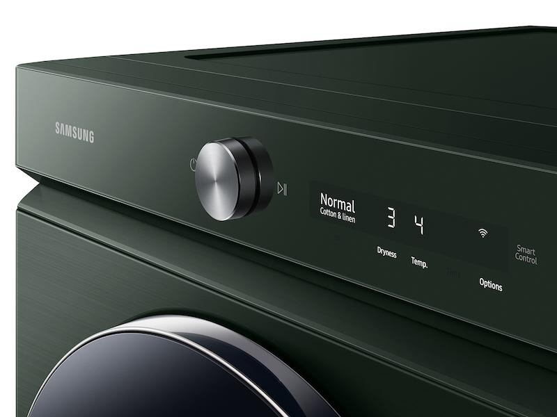 Bespoke 7.6 cu. ft. Ultra Capacity Electric Dryer with AI Optimal Dry and Super Speed Dry in Forest Green