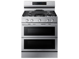 6.0 cu. ft. Smart Freestanding Gas Range with Flex Duo™, Stainless Cooktop & Air Fry in Stainless Steel