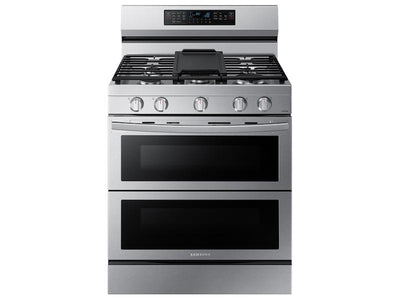 6.0 cu. ft. Smart Freestanding Gas Range with Flex Duo™, Stainless Cooktop & Air Fry in Stainless Steel