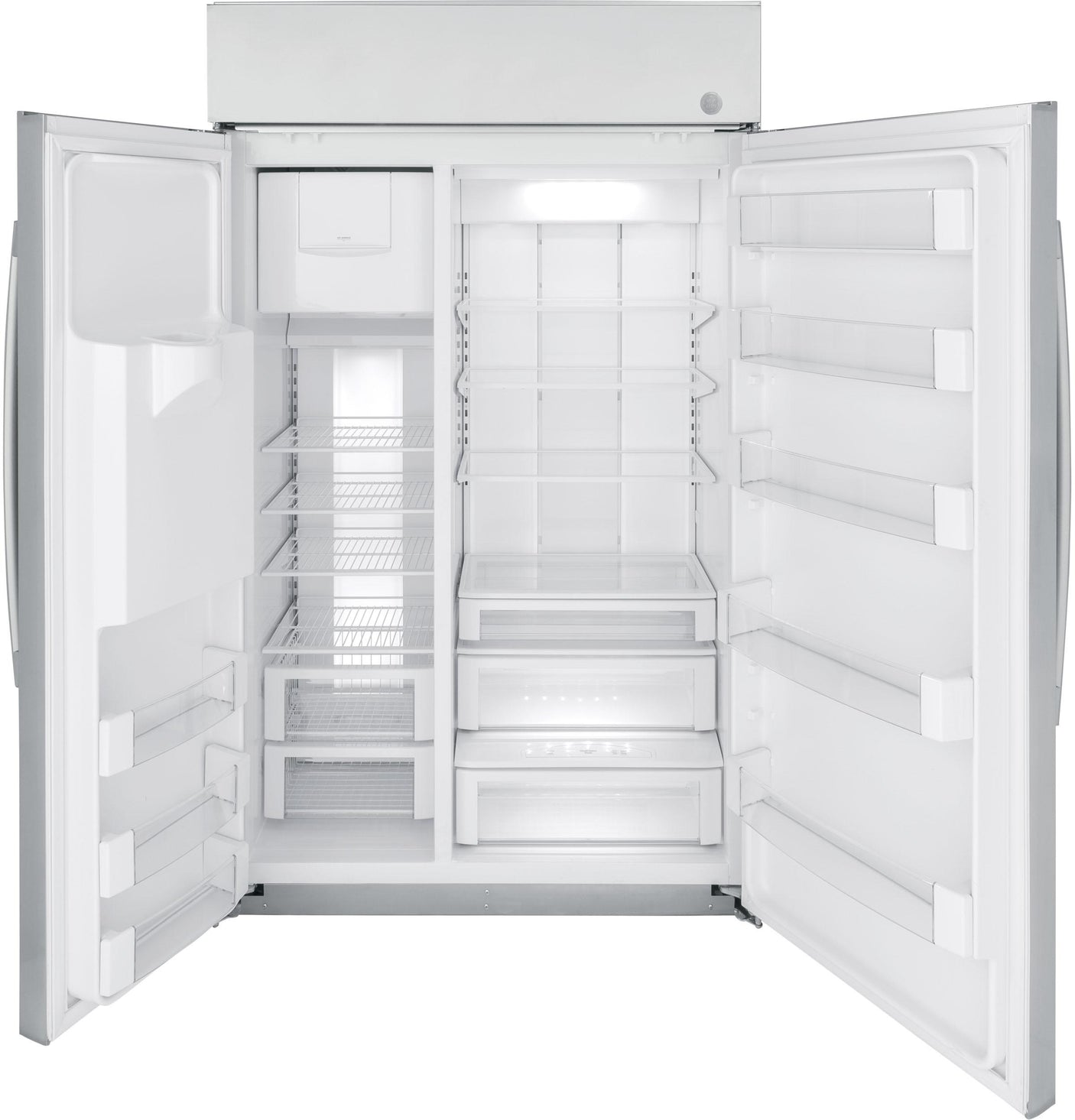 GE Profile™ Series 48" Smart Built-In Side-by-Side Refrigerator with Dispenser