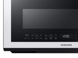 Bespoke Over-the-Range Microwave 2.1 cu. ft. with Sensor Cooking in White Glass