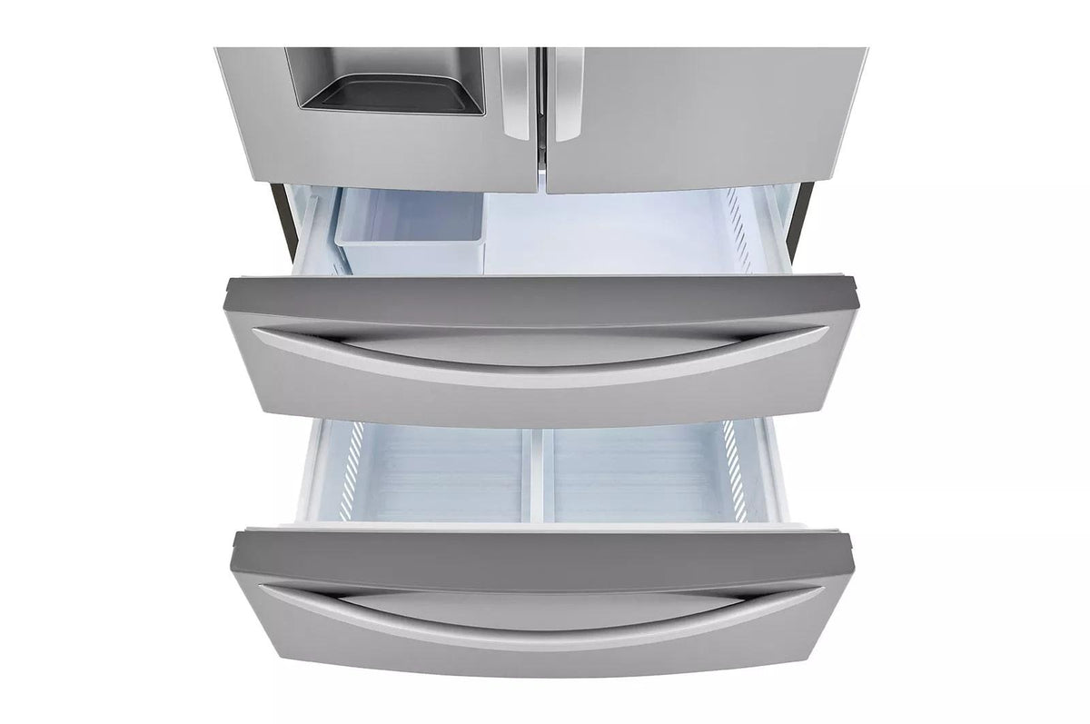 22 cu ft. Smart Counter Depth Double Freezer Refrigerator