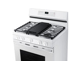 6.0 cu. ft. Smart Freestanding Gas Range with Integrated Griddle in White