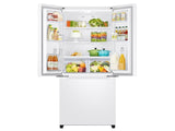 18 cu. ft. Smart Counter Depth 3-Door French Door Refrigerator in White