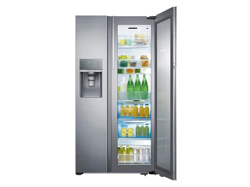 22 cu. ft. Food Showcase Counter Depth Side-by-Side Refrigerator with Metal Cooling in Stainless Steel