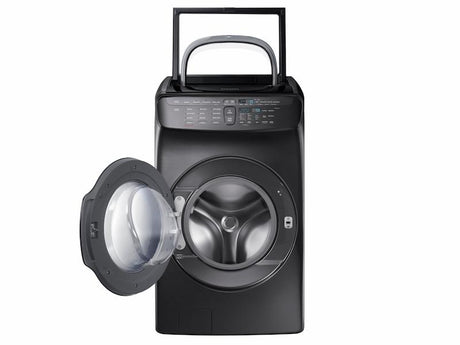5.5 cu. ft. Smart Washer with FlexWash™ in Black Stainless Steel