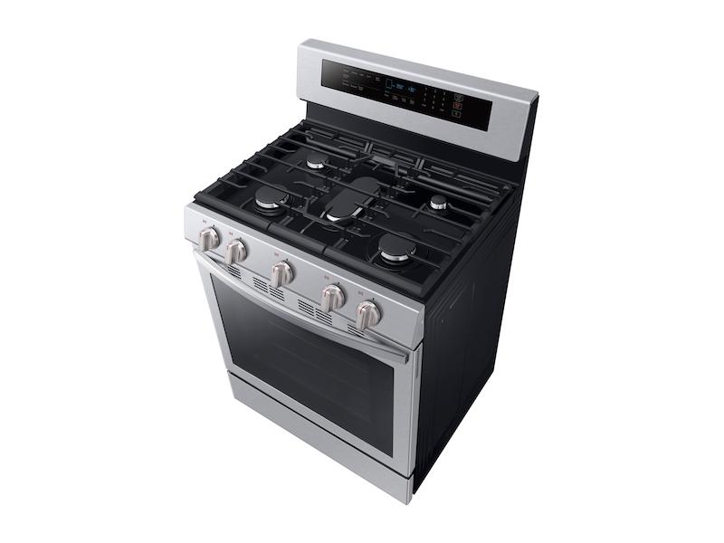 5.8 cu. ft. Freestanding Gas Range with True Convection in Stainless Steel