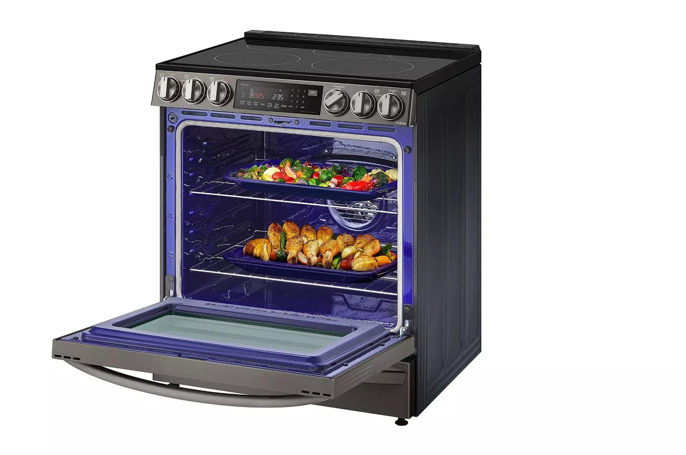6.3 cu ft. Smart Wi-Fi Enabled ProBake Convection® InstaView™ Electric Slide-in Range with Air Fry