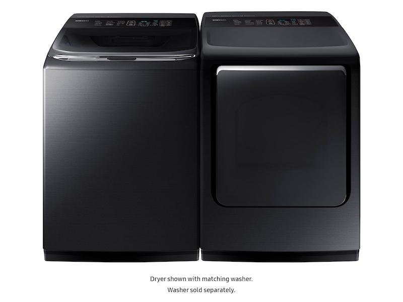 7.4 cu. ft. Electric Dryer with Integrated Touch Controls in Black Stainless Steel