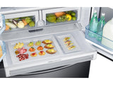 28 cu. ft. Food Showcase 3-Door French Door Refrigerator in Black Stainless Steel