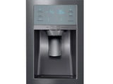 22 cu. ft. Food Showcase Counter Depth 4-Door French Door Refrigerator in Black Stainless Steel