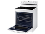 6.3 cu. ft. Smart Freestanding Electric Range with No-Preheat Air Fry & Convection in White