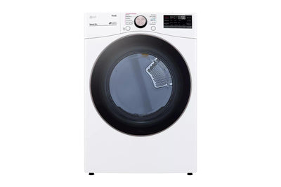 7.4 cu. ft. Large Capacity Front Load Gas Dryer - White