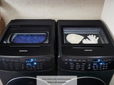 7.5 cu. ft. Smart Gas Dryer with FlexDry™ in Black Stainless Steel