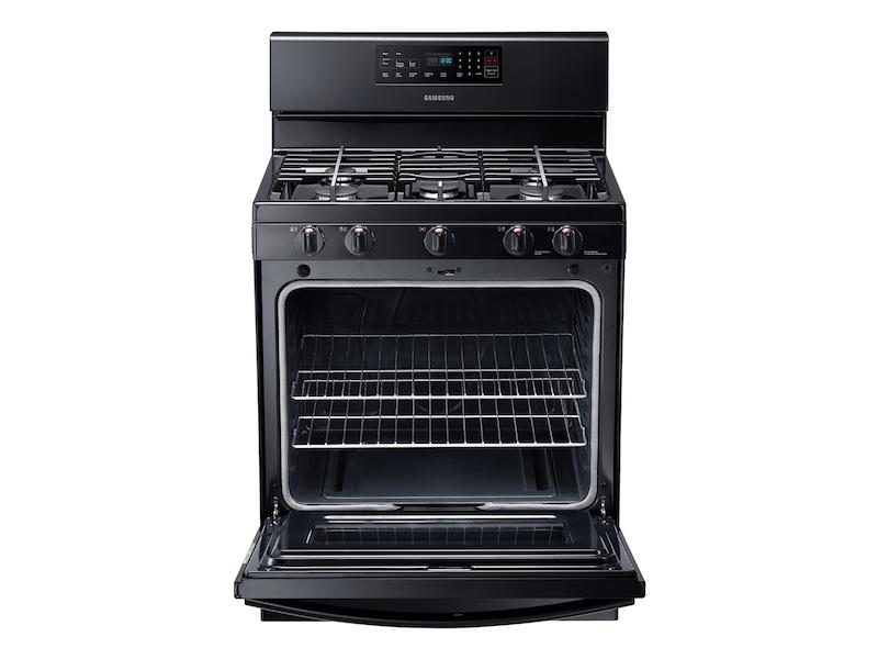 5.8 cu. ft. Gas Range in Black
