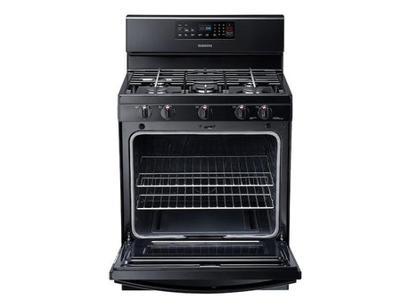 5.8 cu. ft. Gas Range in Black