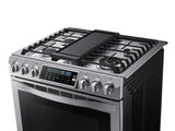 5.8 cu. ft. Chef Collection Slide-in Gas Range with True Convection in Stainless Steel