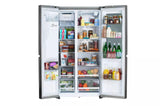 27 cu. ft. 36-inch Wide Side-by-Side Refrigerator - Stainless Steel