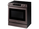 Bespoke Smart Slide-in Electric Range 6.3 cu. ft. with Smart Dial & Air Fry in Tuscan Steel