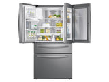 22 cu. ft. Food Showcase Counter Depth 4-Door French Door Refrigerator in Stainless Steel