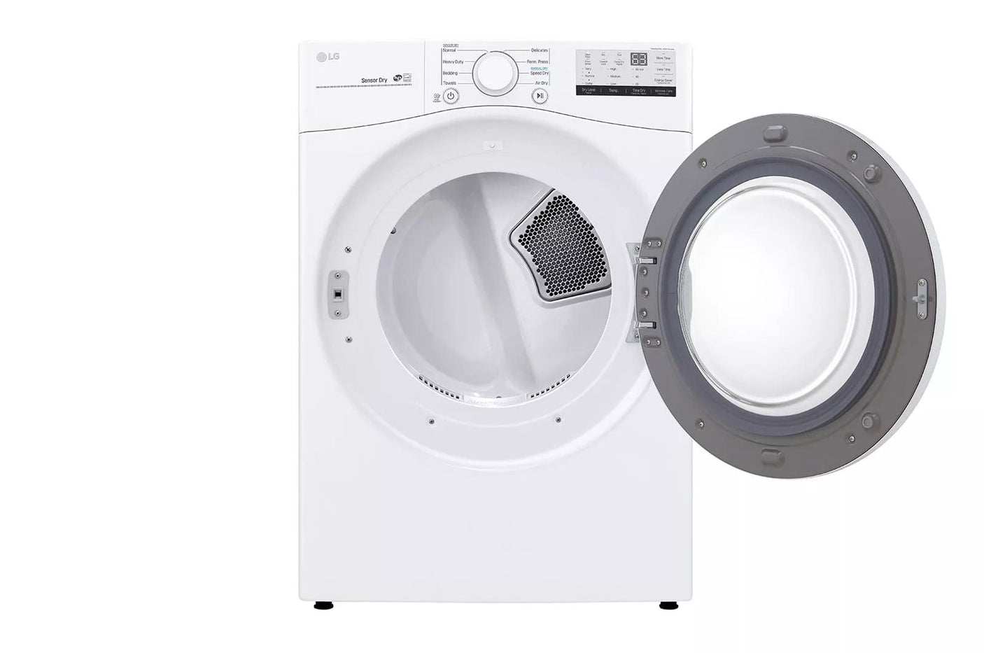 7.4 cu. ft. Large Capacity Electric Dryer - White